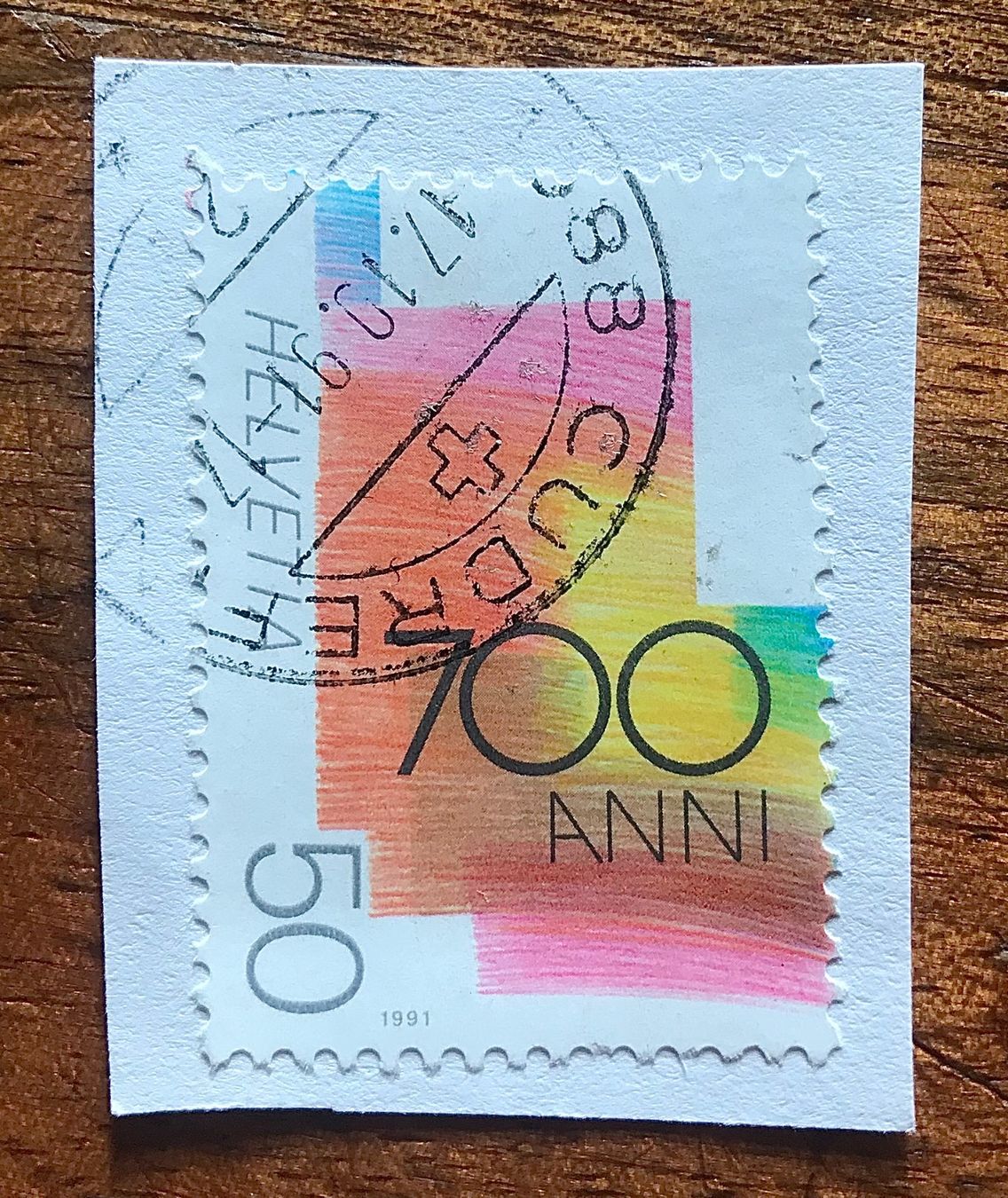 Tutti i francobolli: Briefmarke / 700 Jahre Eidgenossenschaft – Usato da Otelfingen venduto da Jupi07