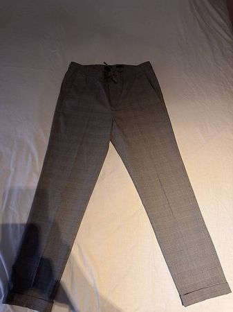 Stoffhose Grau