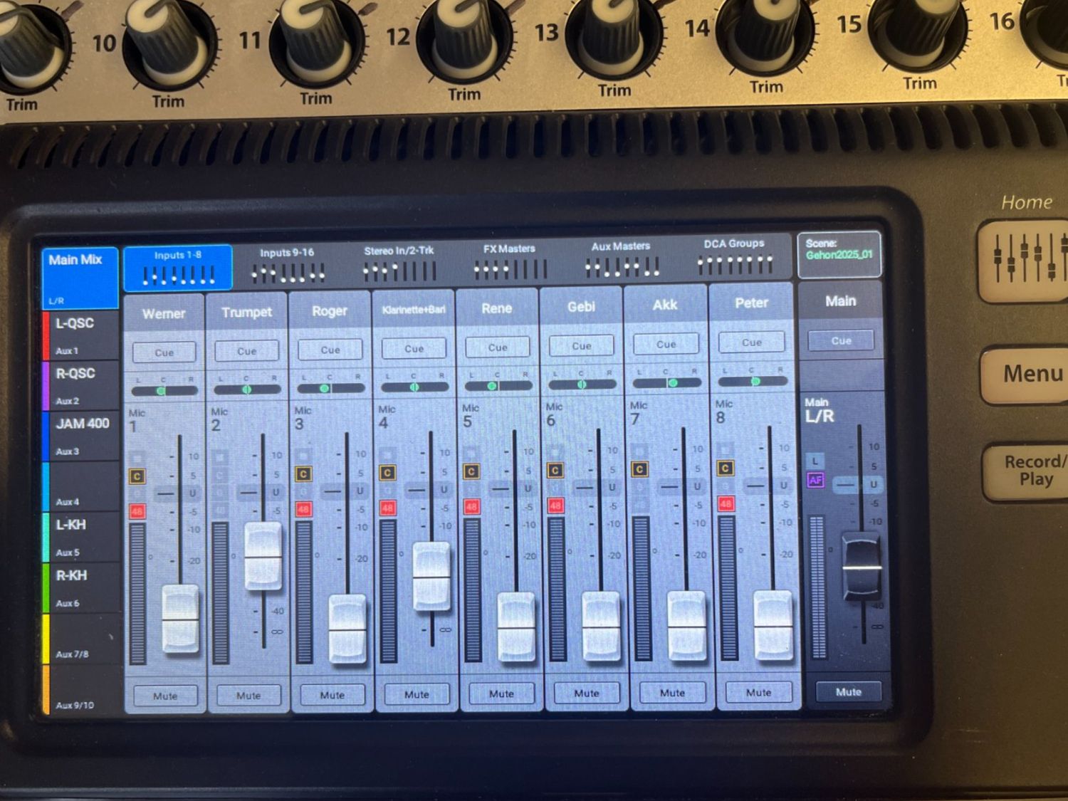 Qsc Platines de mixage: Digitalmischpult  QSC-Touchmix-16 – D'occasion à Thunstetten par Gehon 6