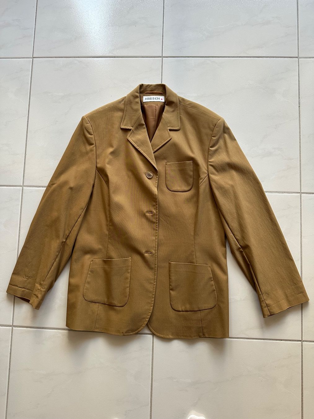Vestes: Vintage Oversize Blazer Ocker – D'occasion à Zürich par ong8 1