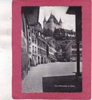 Thun Rathausplatz mit Schloss 1944