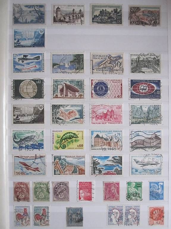Alle Briefmarken: Briefmarken Frankreich – Gebraucht aus Saland von k_z_tny8 1
