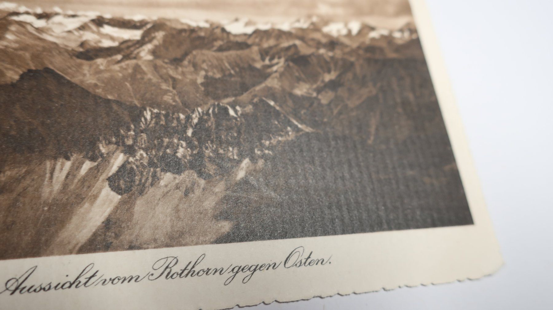 Ansichtskarten: Arosa Aussichtvom Rothorn gegen Osten – Gebraucht aus Cormoret von Pascalll2001 2
