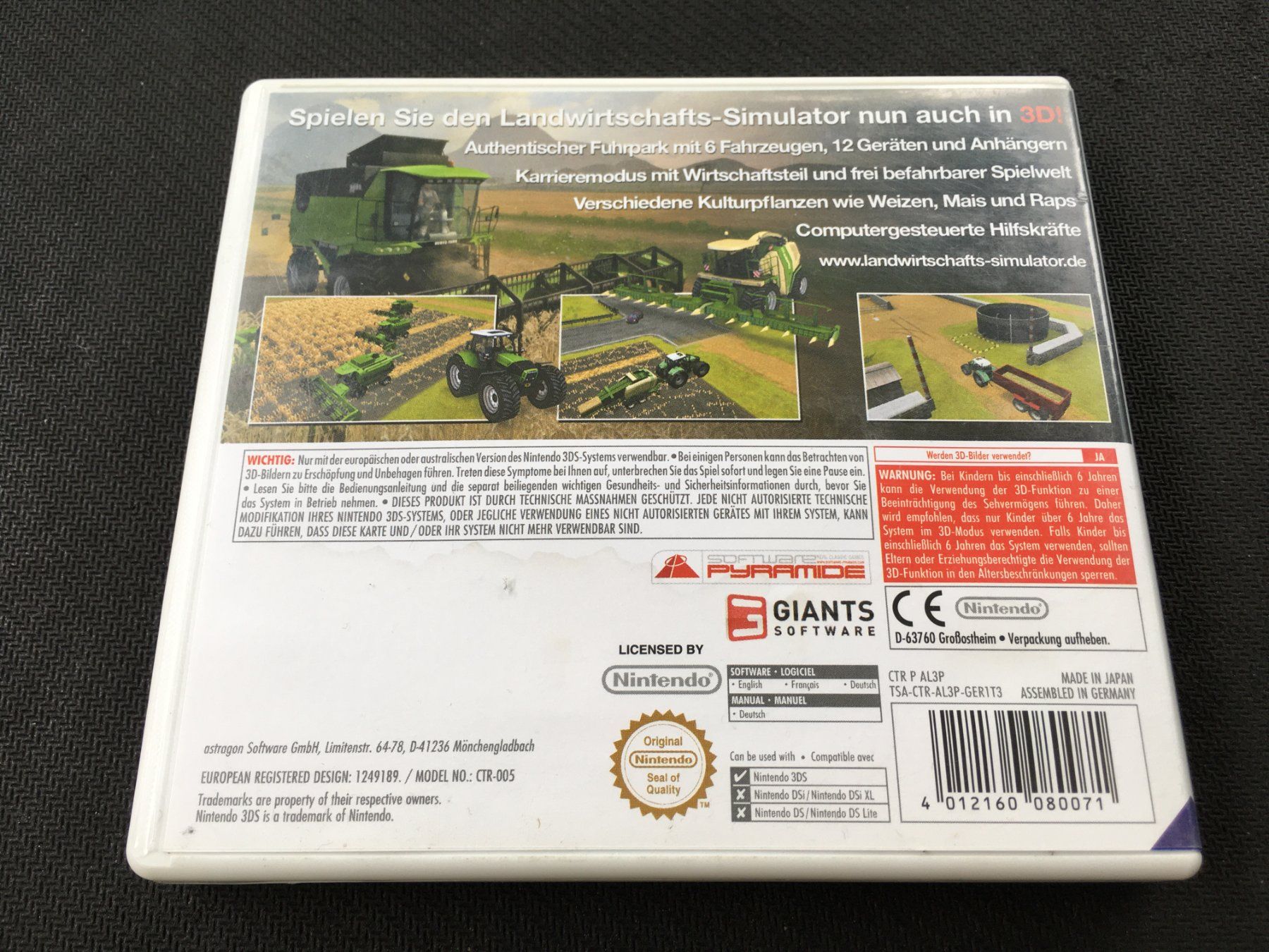 Nintendo Giochi: Landwirtschafts-Simulator 2012 - Nintendo 3ds – Usato da St.Gallen venduto da sjosjo 2