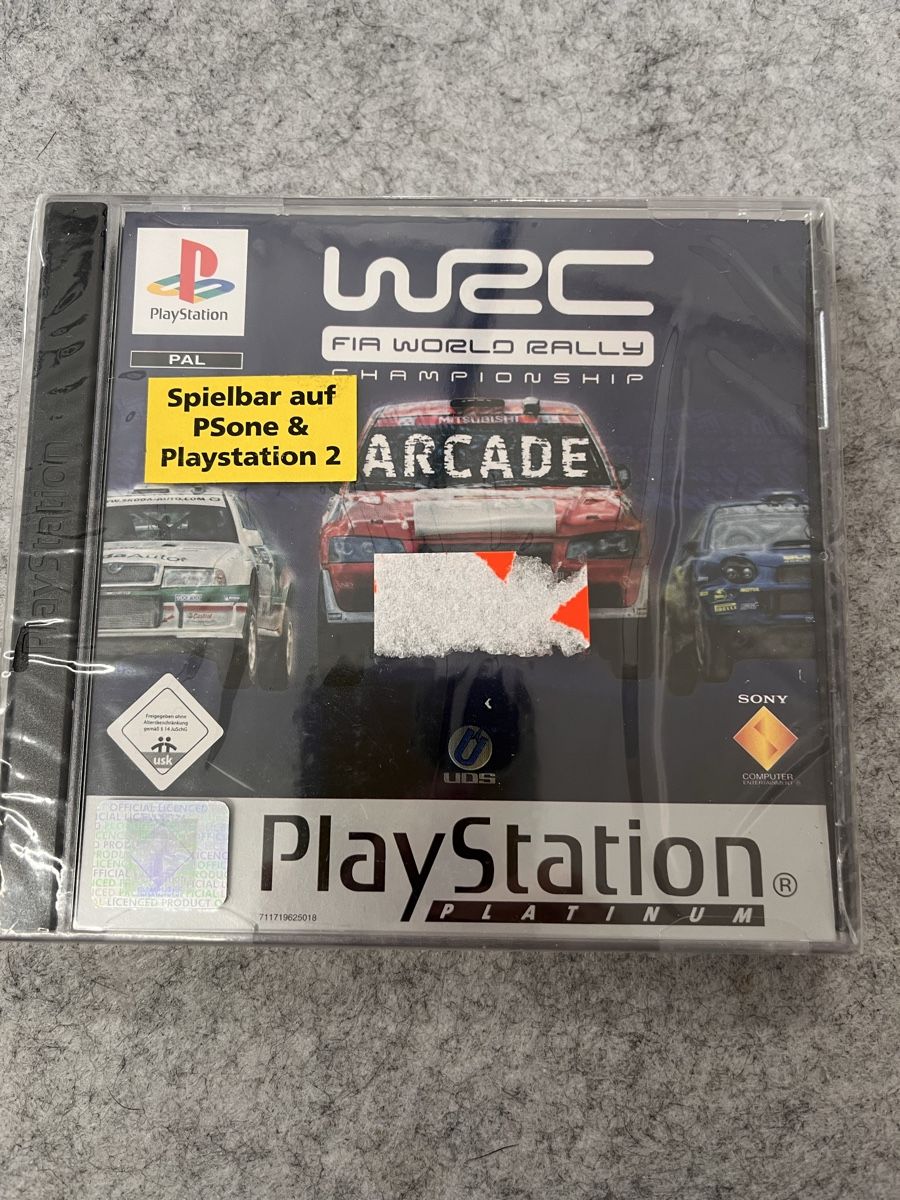 Sony Giochi: WRC arcade ps1 new Deutsch – Nuovo e nell'imballaggio originale da Lausanne venduto da TayD