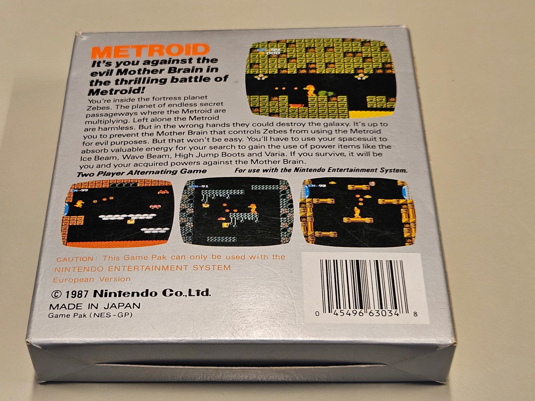 Nintendo Giochi: Metroid NES OVP – Usato da Hindelbank venduto da GameBoy1981 1