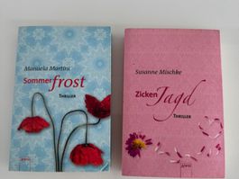2 Arena Thriller Taschenbücher: Sommerfrost+Zickenjagd neu