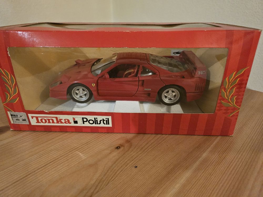 Rare vintage Tonka Polistil Ferrari F40 1:18 Échelle