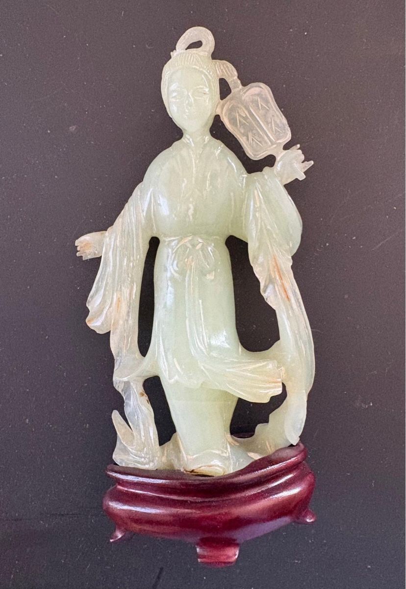 Statuette: Jadefigur China, 19 Jahrhundert – Usato da Affoltern am Albis venduto da dcSwiss