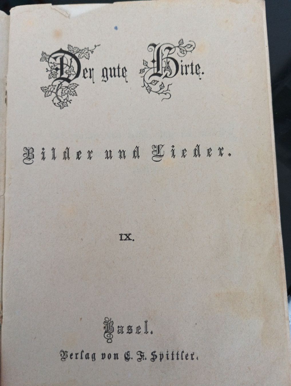 Libri: Der gute Hirte Bilder und Lieder IX Basel – Usato da Herisau venduto da mda_lzj9 1