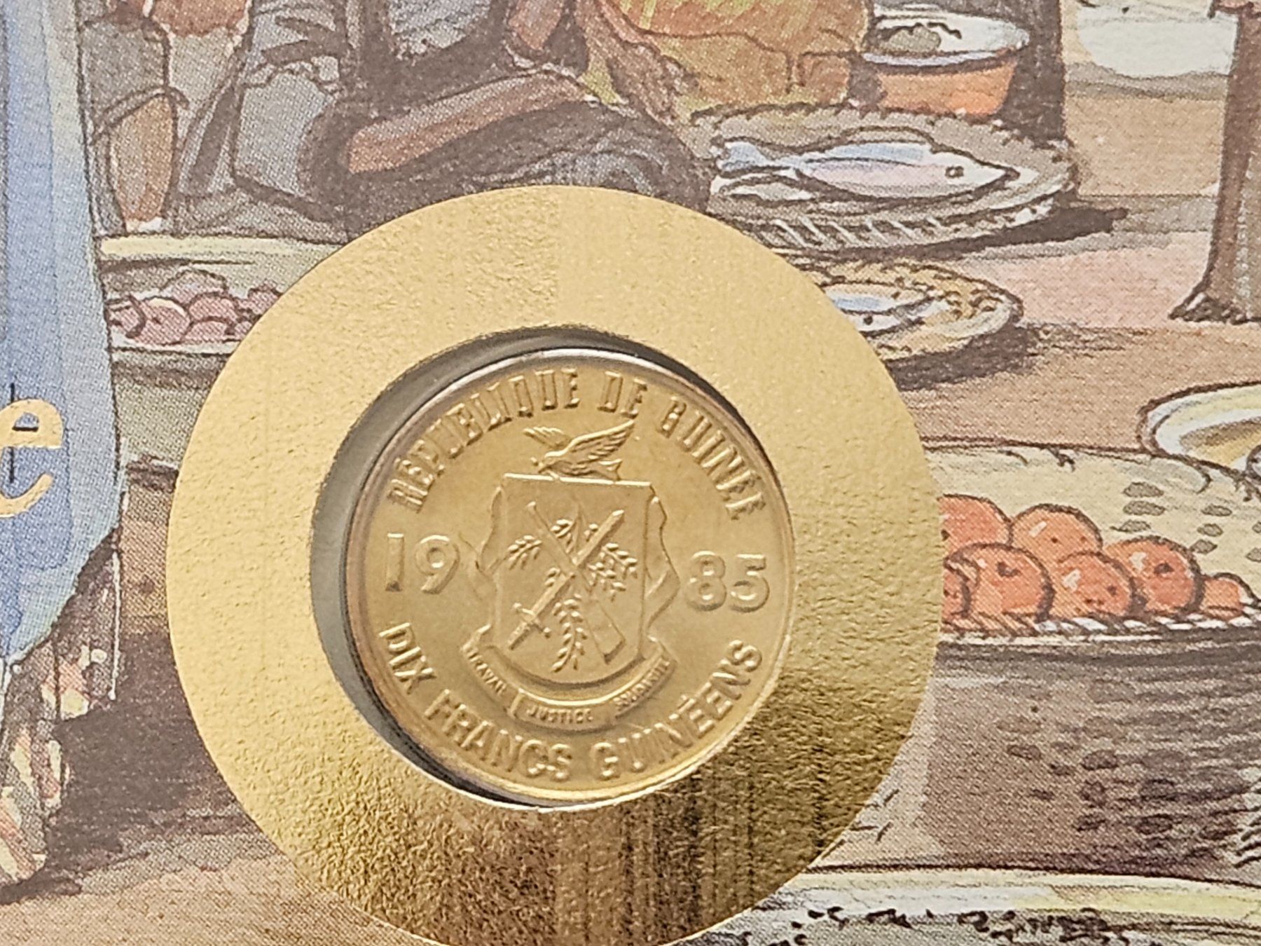 Alle Münzen: Münzbrief Guinea, 1990 – Gebraucht aus Hinwil von Bell1894 2