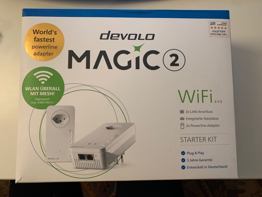 Devolo Magic2 WiFi / Powerline Adapter / WiFi Verstärker (Gebraucht) in ...