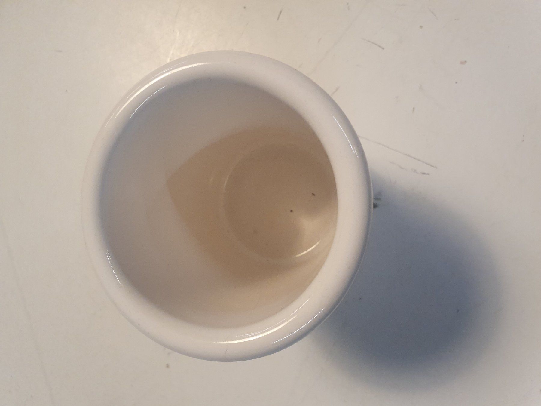 Blumentöpfe: Cachepot weiss mit Rand 8 x 11 cm – Gebraucht aus Zürich von loosebone 2
