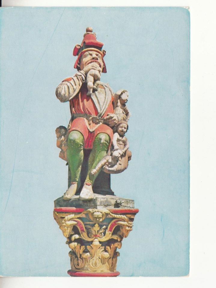Cartoline postali: Bern Kindlifresserbrunnen ca. 1960 – Usato da Bürglen TG venduto da StampGraf