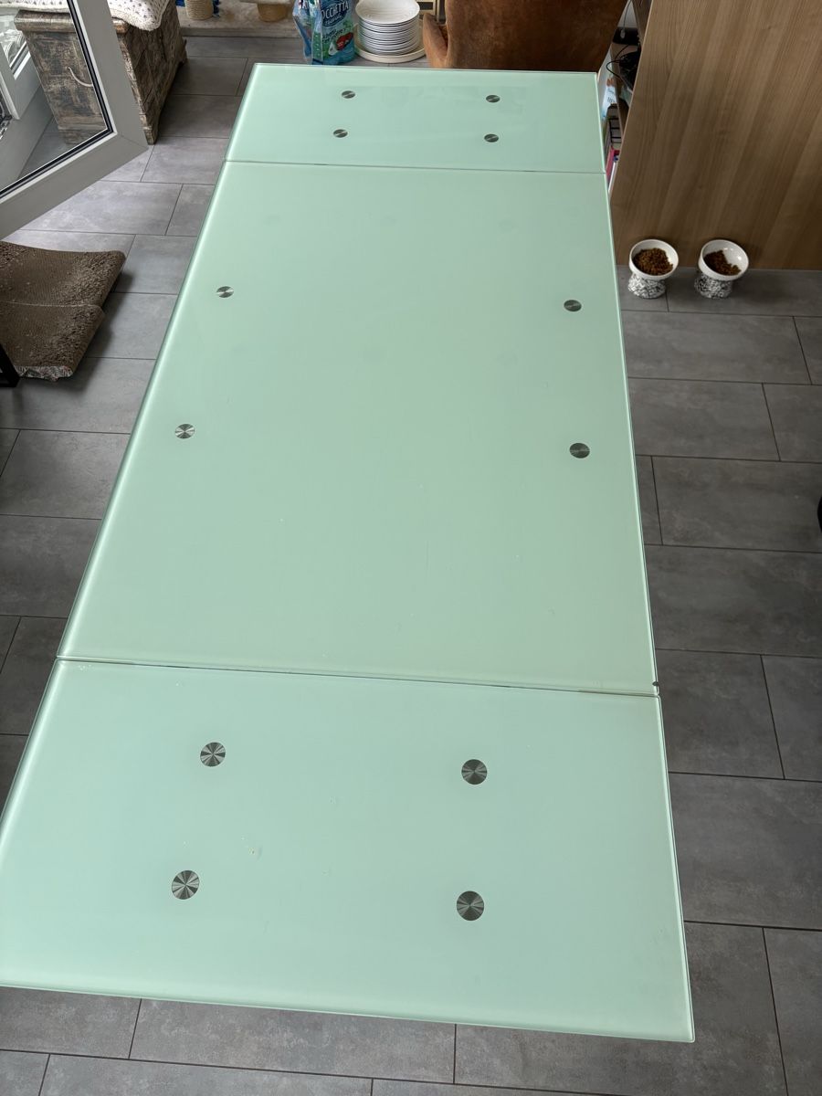 Tische: Glas Tisch Ausziehbar – Gebraucht aus Niederhasli von Snoopy992