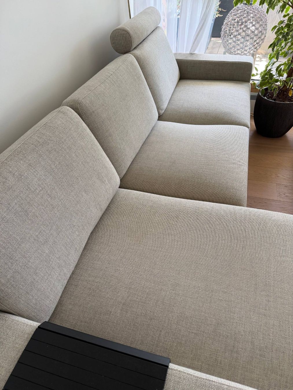 Ikea Divani: Ecksofa Sörvallen mit Récamiere links, hellgrau – Usato da Zug venduto da Coca99 3