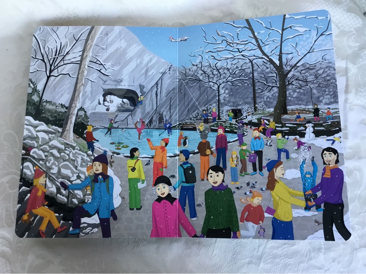 Libri: Kinder Wimmelbuch mit 12 doppelseitigen Ansichten von Luzern – Usato da St. Gallen venduto da chamilla 3