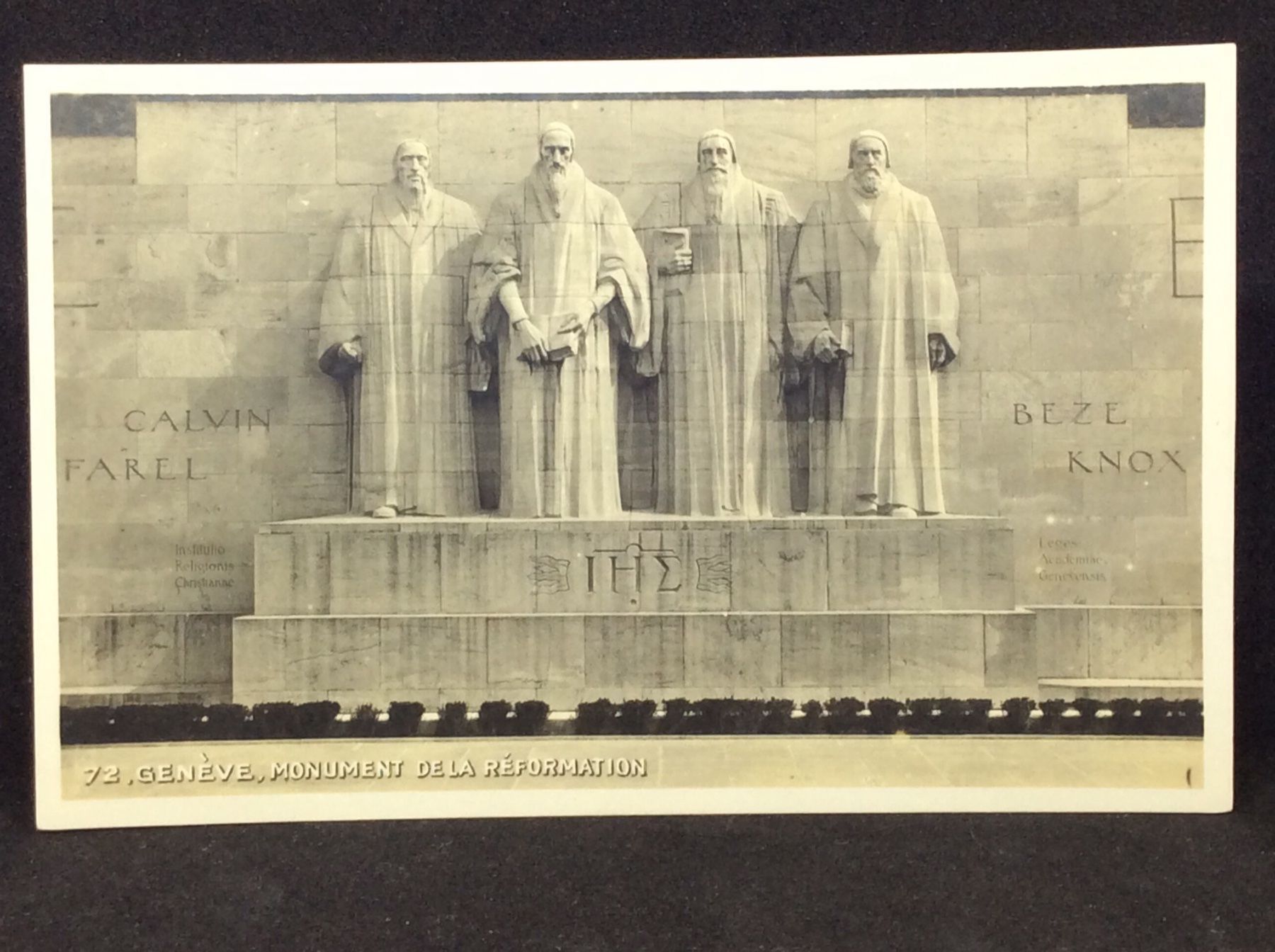 Cartoline postali: Genève, Monument de la Réformation – Usato da Widnau venduto da Brusi9