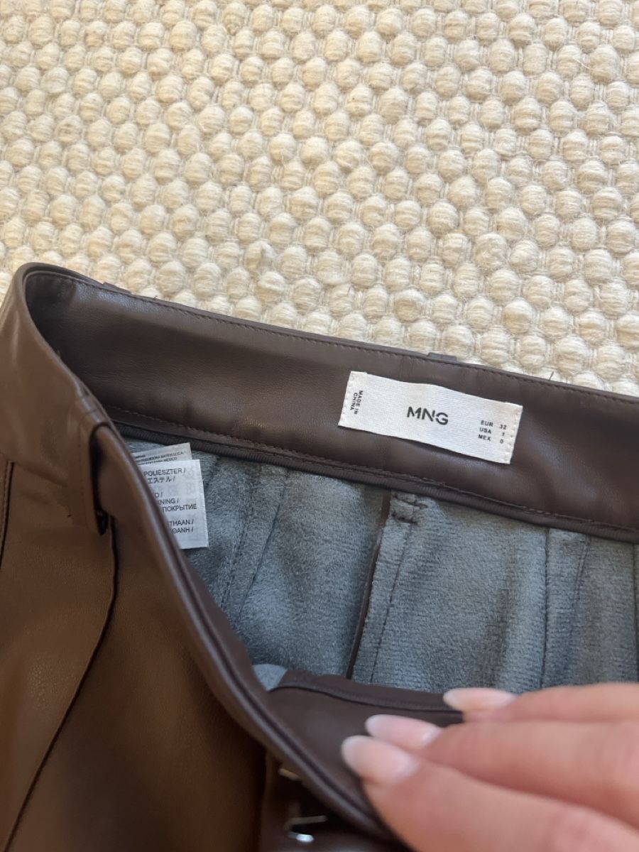 Mango Pantaloni: Kunst Lederhose Mango – Nuovo (secondo la descrizione) da jona venduto da paulan94 1