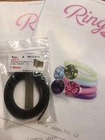Schmuckband PVC olivgrün DIY Ringe von glücksfieber perlen