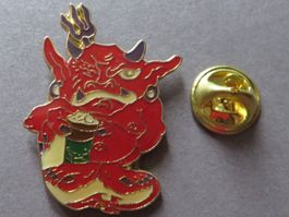 PIN FASNACHT TEUFEL MIT SCHNAPS, GUGGENMUSIK