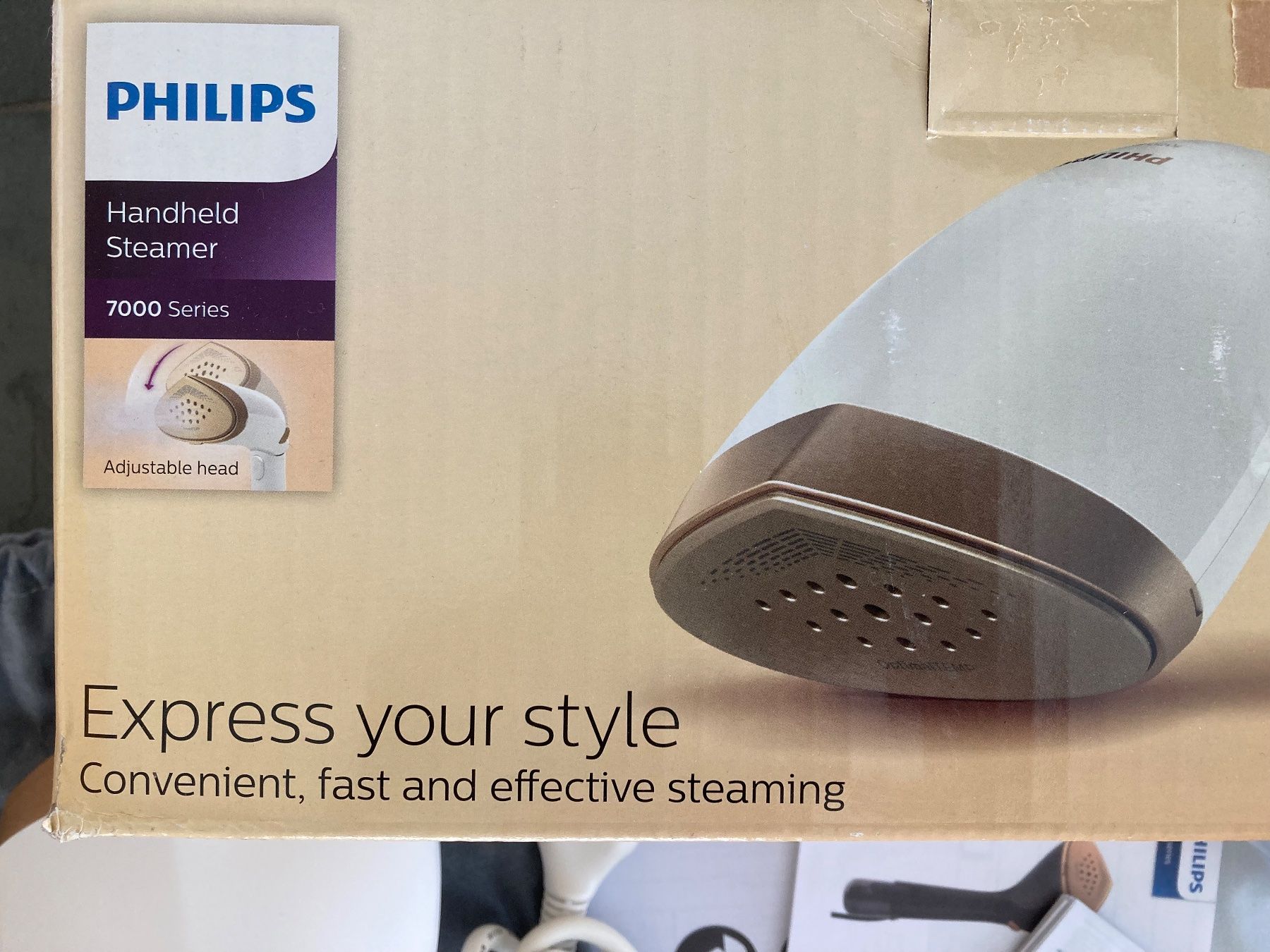 Philips Ferri da stiro: Philips Handhelm Steamer 7000 Dampfglätter ungebraucht OPV – Nuovo (secondo la descrizione) da Zürich venduto da dolcicaramelle2 5