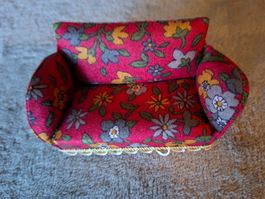 Altes, tolles,Vintage Sofa von Lundby fürs Puppenhaus