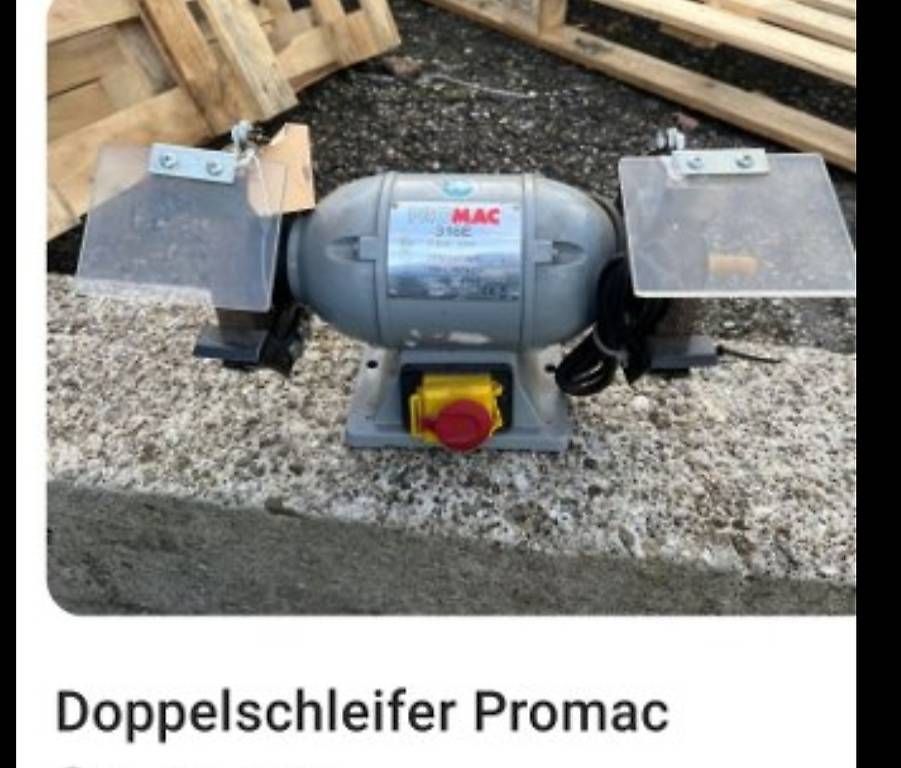 Smerigliatrici & Lucidatrici: Doppelschleiffer Promac 316E – Usato da Fehraltorf venduto da Werkstatt85 1
