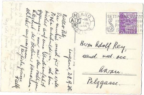 Cartoline postali: Lugano Monte S. Salvatore di notte – Usato da Olten venduto da clotaldi 1