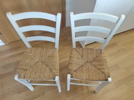 2 Chaises blanches
