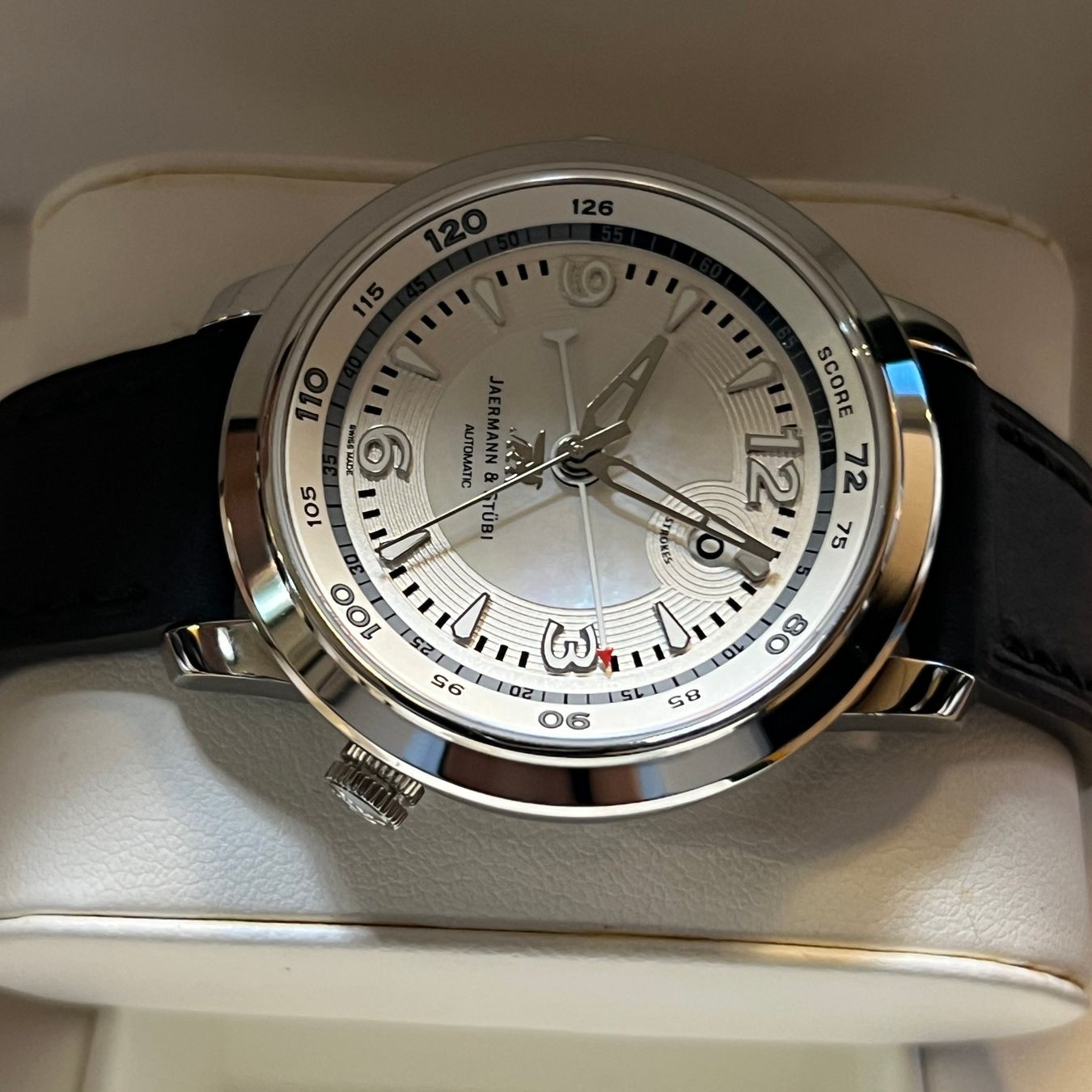 Orologi: Jaermann & Stübi Automatic Chronograph 2024 Full Set QG1 – Usato da Carouge GE venduto da Watchaser 6