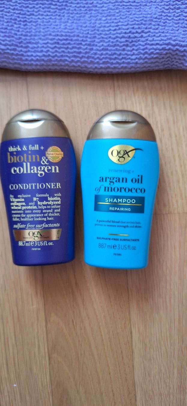 Prodotti per capelli: OGX, shampoing + conditioner (2x88,7ml) – Nuovo e nell'imballaggio originale da Lussery-Villars venduto da pousinete02 1