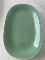 Mintgrüne Servierplatte von Rössler Form, zeitlos schick
