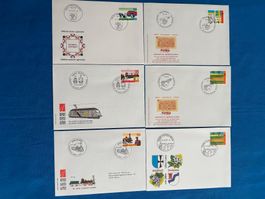 1997  Sechs verschiedene Ersttagsbriefe