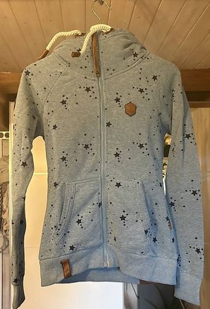 Naketano Damen Sweatjacke mit Sternenmuster Grösse S 