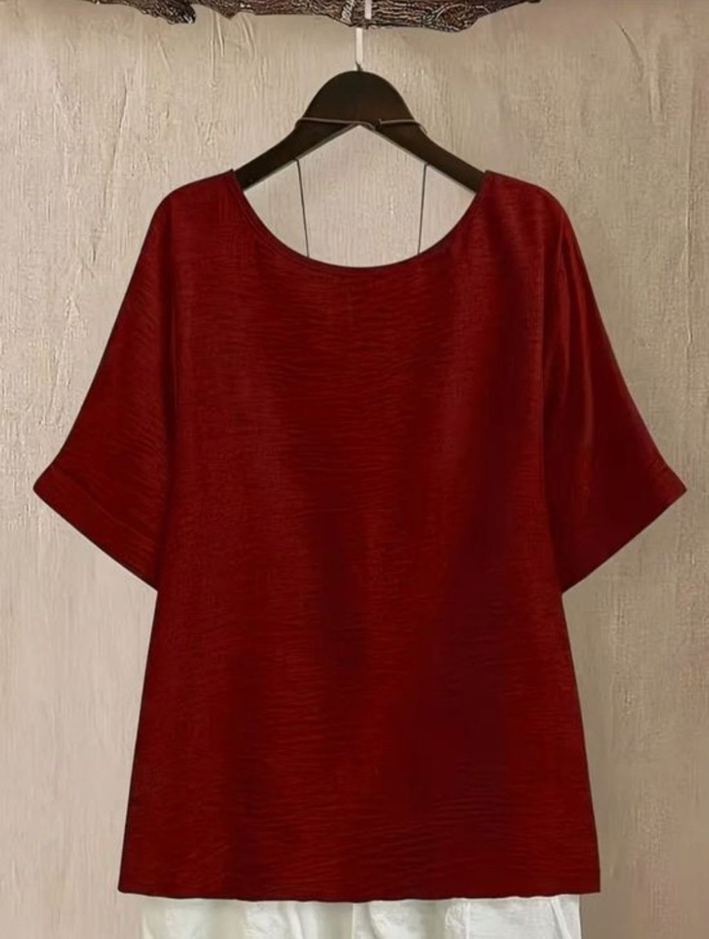 Camicette: Modische Bluse in winterrot – Nuovo (secondo la descrizione) da Neuenegg venduto da Webopet 1