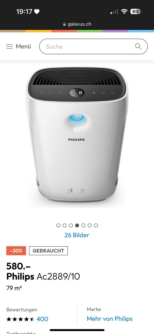 Philips Purificatori d'aria: Purificateur d'air Phillips – Usato da Vevey venduto da vir_t27l 3