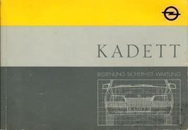 Opel Kadett Zusatzanleitung  1988