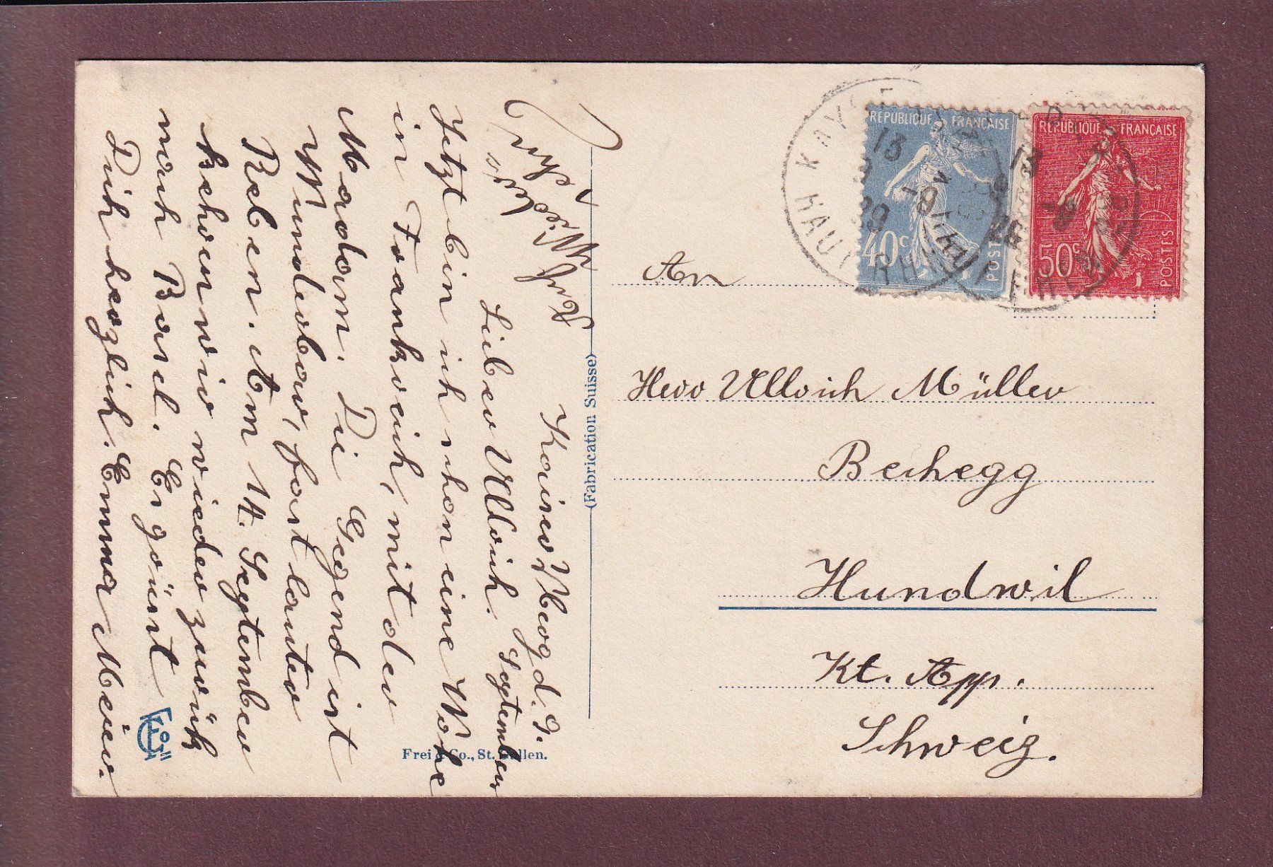 Cartes postales: BASEL - Musternesse gebäude - 1929 – D'occasion à Pully par nicecards 1