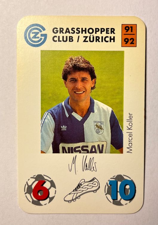 Football Marcel Koller GC. GCZ Grasshopper Suisse FCB FCSG (Gebraucht ...