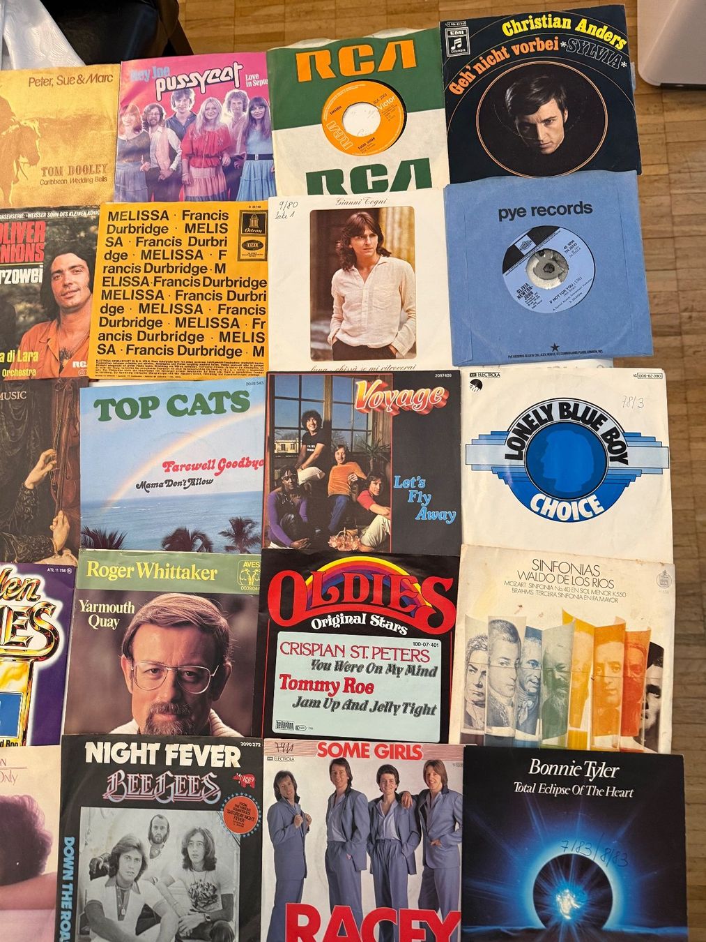 Dischi in vinile: 35 Singles Pop/Vintage - 1 – Usato da Zürich venduto da fehlton 3