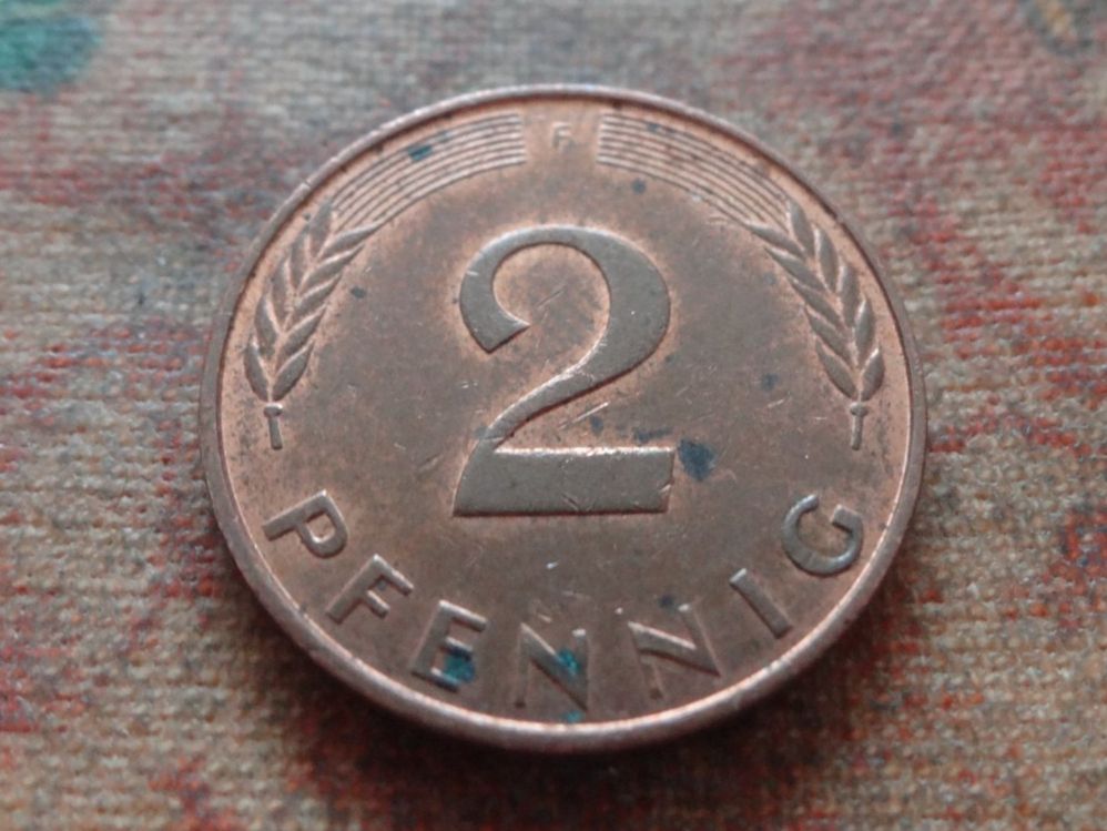 Alle Münzen: DEUTSCHLAND 2 Pfennig 1990 – Gebraucht aus Romanel-sur-Lausanne von Swift13 1