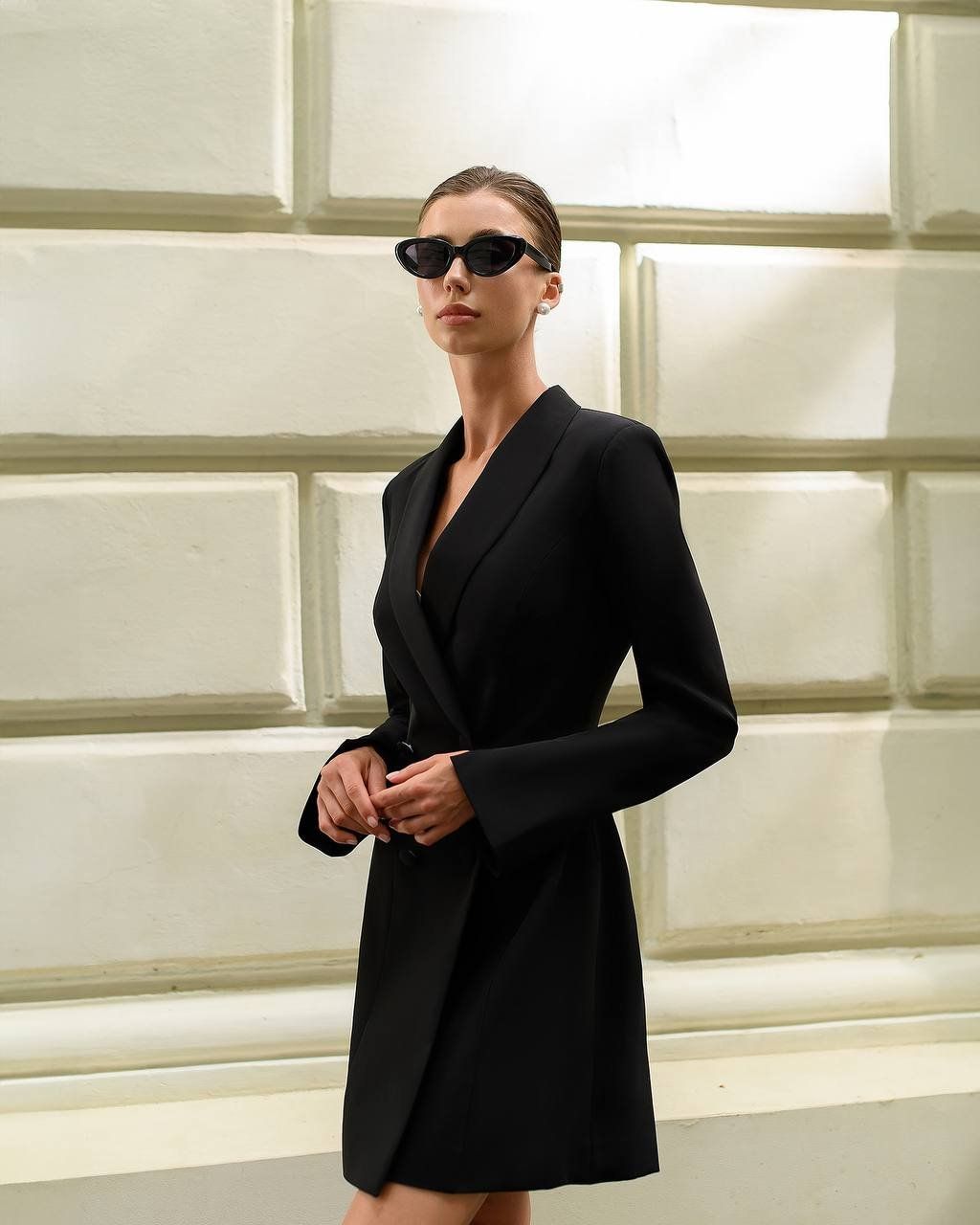 Vestiti: Black Long Blazer Jacket Dress Size: S New – Nuovo e nell'imballaggio originale da Zürich venduto da Ms.Me-Fashion 4