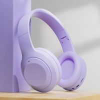 Bluetooth-Kopfhörer Over-Ear faltbar, BT 5.3, lila