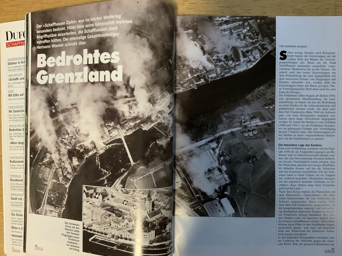 Zeitschriften & Magazine: Zeitschrift DUFOUR SCHAFFHAUSEN Nr. 1 – Neu (gemäss Beschreibung) aus Frauenfeld von CSM71 6