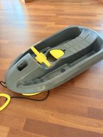 Schlitten Lenkschlitten mit Lenkrad und Seil guter Zustand