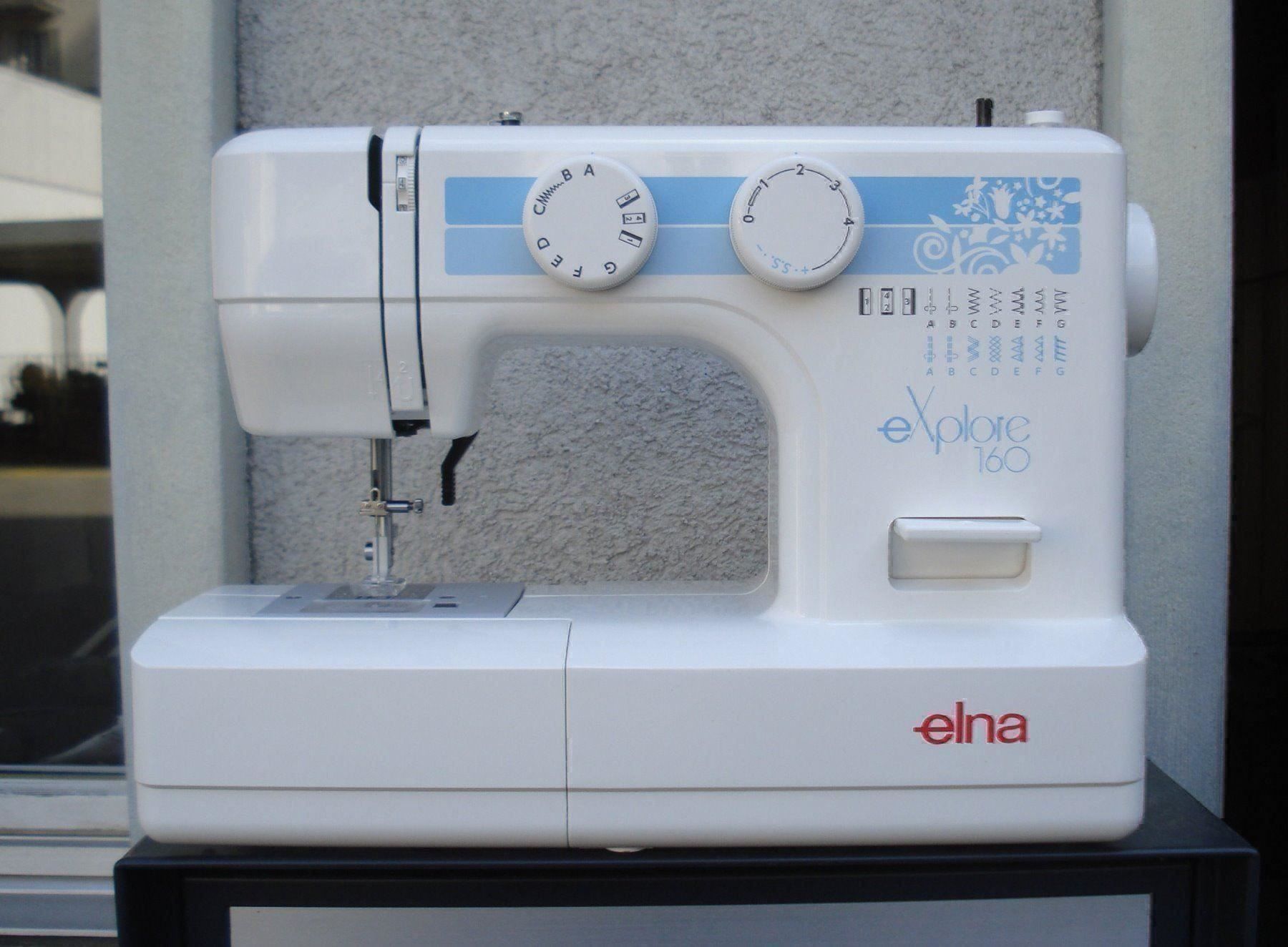 Elna Macchine da cucire: Nähmaschine Elna eXplore 160, neu, Gratis-Versand. – Nuovo e nell'imballaggio originale da Olten venduto da Pat31