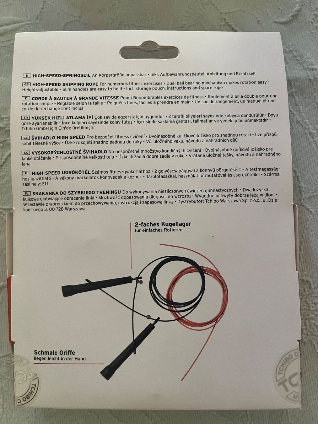 Springseile: Tchibo Springseil High-Speed neu in Verpackung – Neu und originalverpackt aus Zürich von sop_5b8y 1