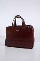 Laptoptasche Leder, unisex in Bordeaux
