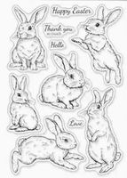 Silikonstempel Ostern Hasen